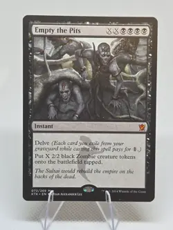 Empty the Pits X1 KTK MTG Khans of Tarkir B1 - Image 1