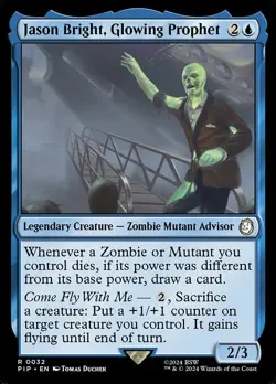 1x Jason Bright, Glowing Prophet NM Eng MTG - Fallout - Image 1
