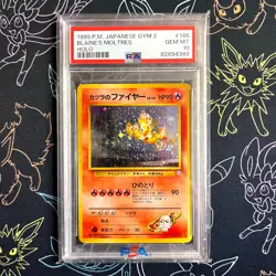PSA 10 - Pokemon Gym 2 Blaine's Moltres Pokemon HOLO - Image 1