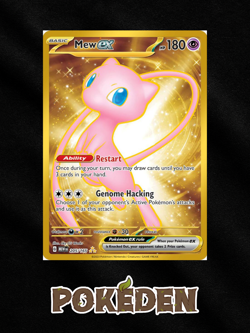 Pokemon Mew ex 205/165 Scarlet & Violet 151 Hyper Rare Holo NM English - Image 1
