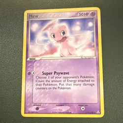 Pokemon Mew 111/110 EX Holon Phantoms Secret Rare Regular Basic 50HP 2006 - Image 1