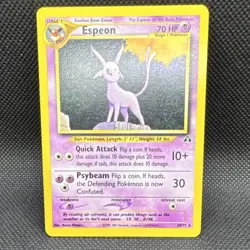 Pokemon TCG Espeon Neo Discovery 20/75 Regular 2001 M/NM - Image 1