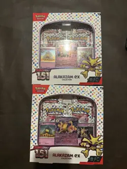Pokemon TCG: Scarlet & Violet-151 Alakazam EX Collection Box NEW with Packs - Image 1