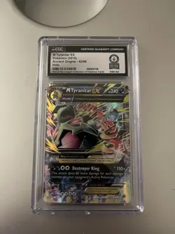 Pokemon M Tyranitar EX 43/98 XY CGC Ultra Rare Holo World Record - Image 1