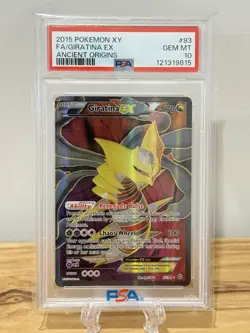 PSA 10 ~ Giratina EX 93/98 Full Art Ultra Rare Holo 2015 Pokemon Ancient Origins - Image 1