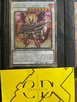 Yugioh! TCG - Ignister Prominence, the Blasting Dracoslayer - Platinum Secret - Image 1