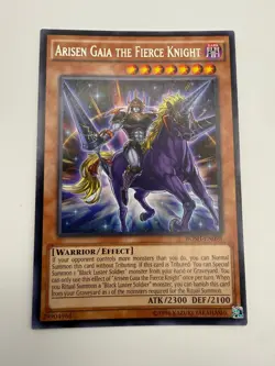 Arisen Gaia the Fierce Knight BOSH-EN098 Breakers of Shadow Rare Unlimited - Image 1