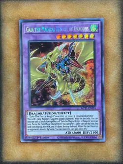 Yugioh Gaia the Magical Knight of Dragons MP21-EN124 Secret Rare 1st Ed NM - Image 1