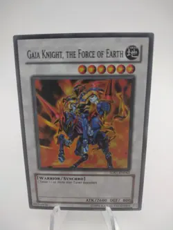 Gaia Knight, the Force of Earth Super Rare 5DS1-EN042 Holographic Yu-Gi-Oh! - Image 1