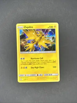 Zapdos 24/68 Holo Hidden Fates NM Pokemon Card - Image 1