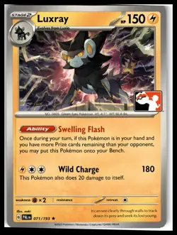 Luxray #071/193 Prize Pack Series Cards - Image 1
