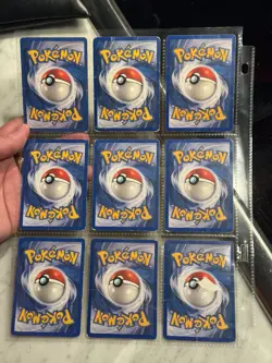 Vintage Pokemon TCG 9-Card Common Lot HP-Damaged - Image 3