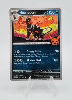 Houndoom 133/197 Trick or Trade BOOster 2024 Pokemon Card - Image 1