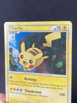Pikachu HGSS03 Hgss Holo Black Star Promo - Pokemon Card Lots Of 3 LP+ - Image 2
