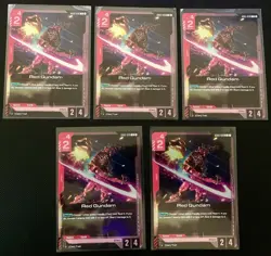 Gundam Card Game - Red Gundam GD03-039 Rare English Holo - Image 1