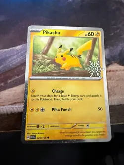 Pikachu - (Holiday Calendar) 025/165 Miscellaneous Cards & Products Holo - Image 1