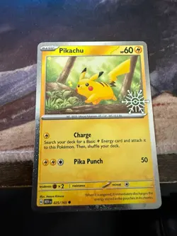 Pikachu - (Holiday Calendar) 025/165 Miscellaneous Cards & Products Holo - Image 1