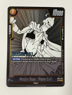 Dragon Ball Super Card Game Manga Booster SB01-040 Majin Buu Pure Evil - Image 1