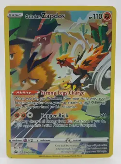 Pokemon Card Galarian Zapdos SWSH283 Black Star Promo - Image 1