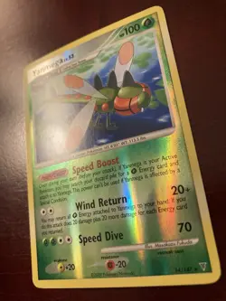 Yanmega Lv.53 14/147 Supreme Victors Reverse Holo Rare 2009 Pokemon TCG Card NM - Image 2