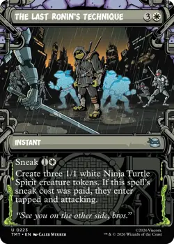 MTG Teenage Mutant Ninja Turtles THE LAST RONIN'S TECHNIQUE 223 TMNT - Image 1