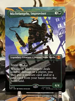 MTG | Michelangelo, Improviser (0219 - Borderless) [TMT] NF - Image 1
