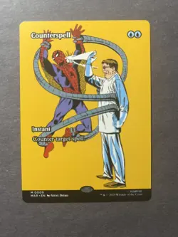 MTG Spider-Man Counterspell #0009 Borderless Nonfoil - Image 1