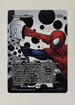 Magic The Gathering MTG 2025 Marvel Spider-Man Comeuppance M0001 Borderless - Image 1