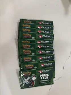 10 x play！pokemon prize packs series 8 sealed - Image 1