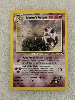 Pokemon Sabrina's Gengar Holo Gym Challenge 14/132 80HP 40 Attack Rare - Image 1