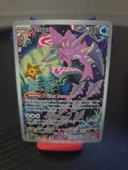 Pokemon TCG Veluza Card 192/182 Paradox Rift Illustration Rare NM Condition - Image 3
