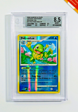Pokemon BGS 8.5 Politoed #12 Reverse Foil Legends Awakened 2008 English - Image 1