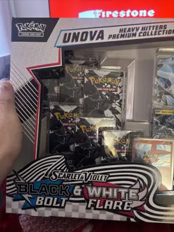 Pokemon Sealed Black Bolt & White Flare Unova Heavy Hitters Premium Collection - Image 3
