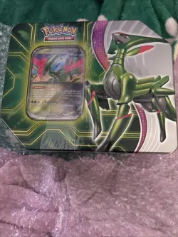 Iron Leaves ex Paradox Clash Legends Pokemon Tin FACTORY SEALED - Image 1