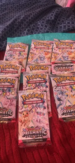 Pokemon TCG: Prismatic Evolutions Booster Packs Lot Of 10x New Factory Sealed - Image 1