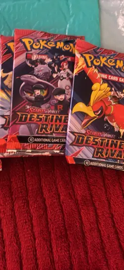 Pokemon TCG: Destined Rivals Booster Pack Lot Of 10x Packs New Factory Sealed - Image 2
