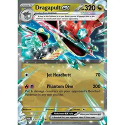 Pokemon TCG SV Twilight Masquerade Dragapult EX 130/167 Double Rare Card - Image 1