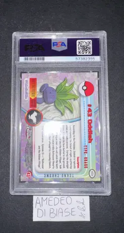 PSA 9 TOPPS CHROME ODDISH FOIL #43 TEKNO POKEMON T.V. ENGLISH 2000! - Image 5