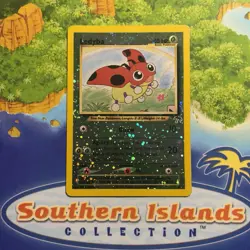 Pokemon Vintage Southern Islands Reverse Holo Ledyba 7/18 Rare WotC Promo - Image 1