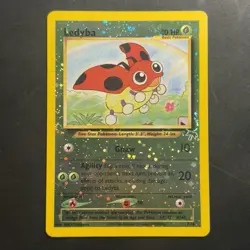 Pokemon Vintage Southern Islands Reverse Holo Ledyba 7/18 Rare WotC Promo - Image 2