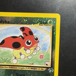 Pokemon Vintage Southern Islands Reverse Holo Ledyba 7/18 Rare WotC Promo - Image 4
