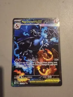 Mega Charizard X EX SIR 125/094 Phantasmal Flames English Pokemon TCG Pack Fresh - Image 1