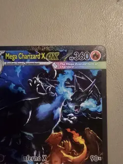 Mega Charizard X EX SIR 125/094 Phantasmal Flames English Pokemon TCG Pack Fresh - Image 3