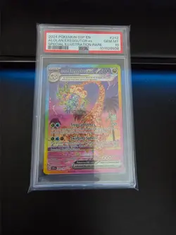 2024 POKEMON SSP EN-SURGING SPARKS #242 ALOLAN EXEGGUTOR EX PSA 10 - Image 1