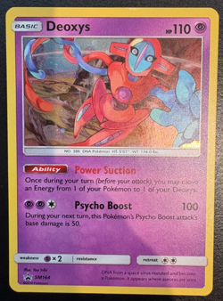 Pokemon TCG Deoxys SM164 Black Star Promo Holo LP - Image 1