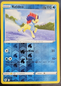 Pokemon TCG Keldeo Astral Radiance 045/189 Reverse Holo Rare - Image 1