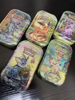 Pokemon Prismatic Evolutions Mini Tin Set (Set Of 5) - SEALED - Image 1