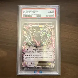 2015 POKEMON XY BLACK STAR PROMOS #XY69 RAYQUAZA EX PSA 8 - Image 1