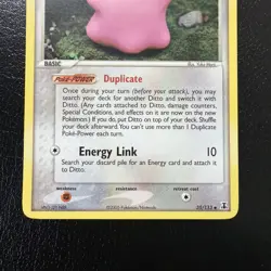 Pokemon TCG Ex Delta Species Ditto 35/113 Non-Holo NM - Image 3