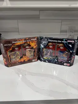 One Piece TCG: Illustration Box Vol 5 and Vol 6 Factory Sealed LOT OF 2 - Image 1